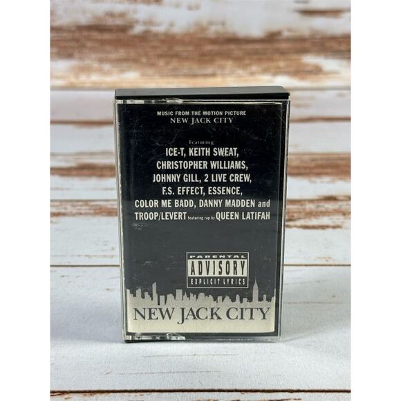 New Jack City Soundtrack Cassette 1991 Hip-Hop R&B Giant Records - Picture 1 of 4